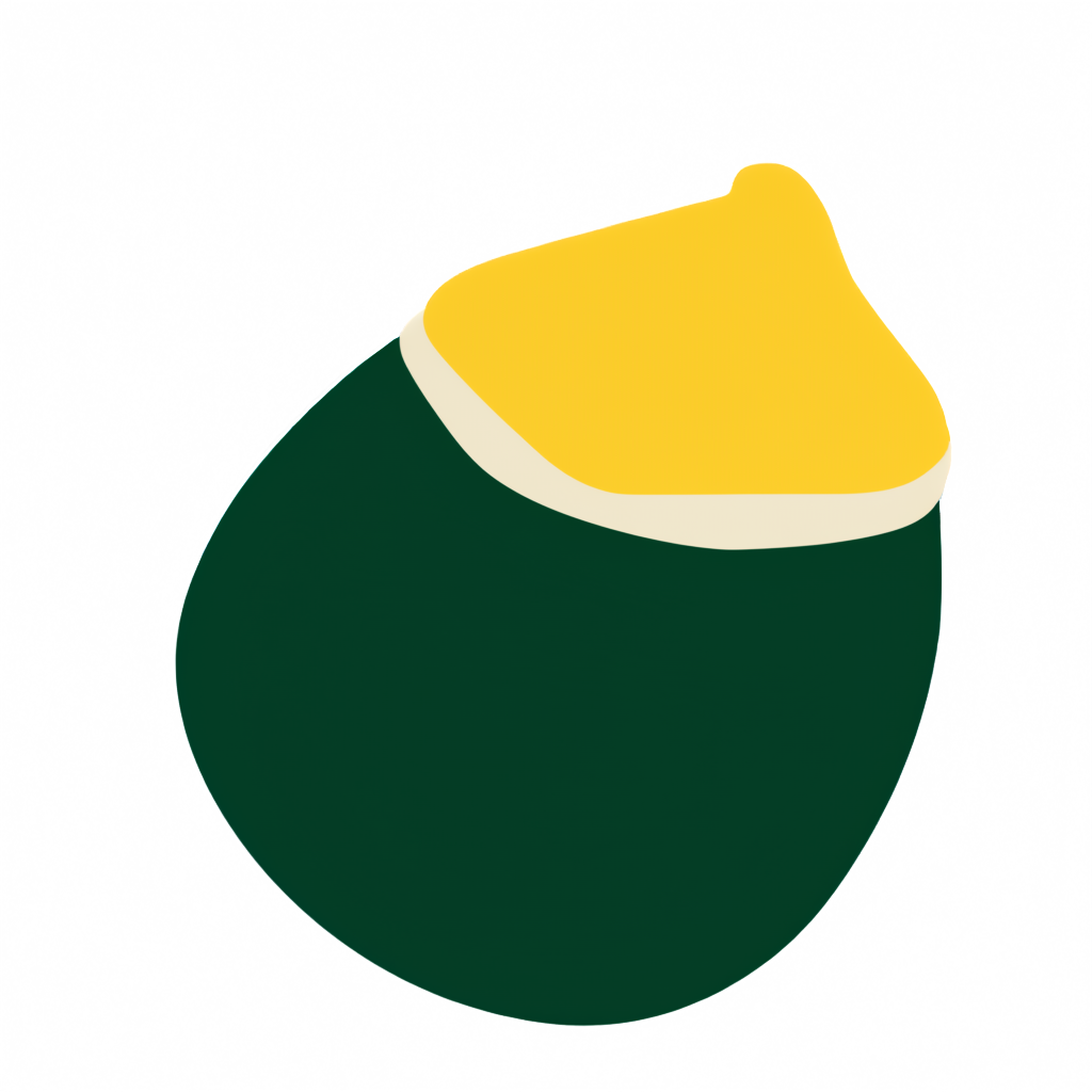 A single flat seed on a transparent background — the first contribution